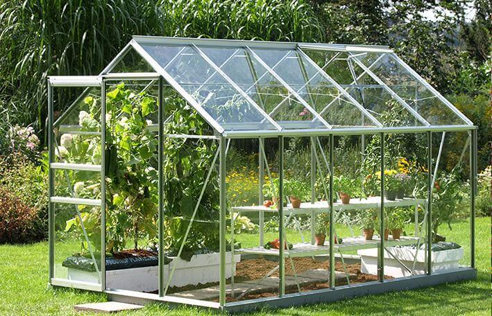 greenhouse glass panels