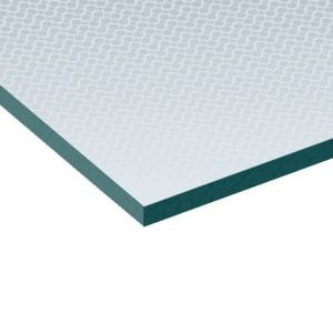 4mm Oriel Patterned Toughened Safety Glass