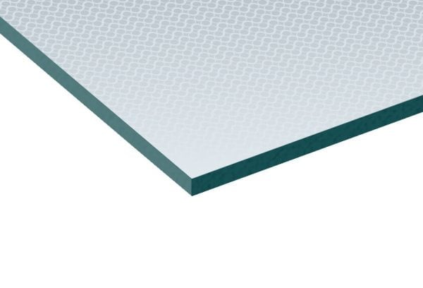 4mm Oriel Patterned Toughened Safety Glass