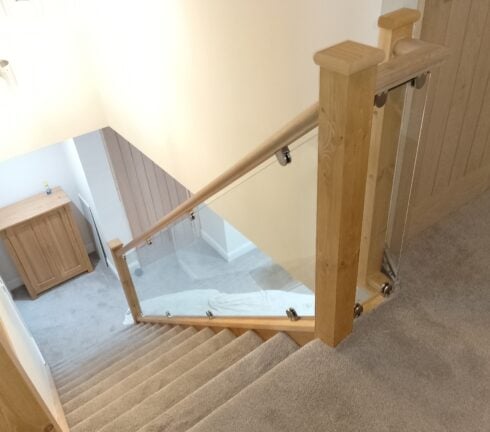Glass Staircase Installation – Hethersett