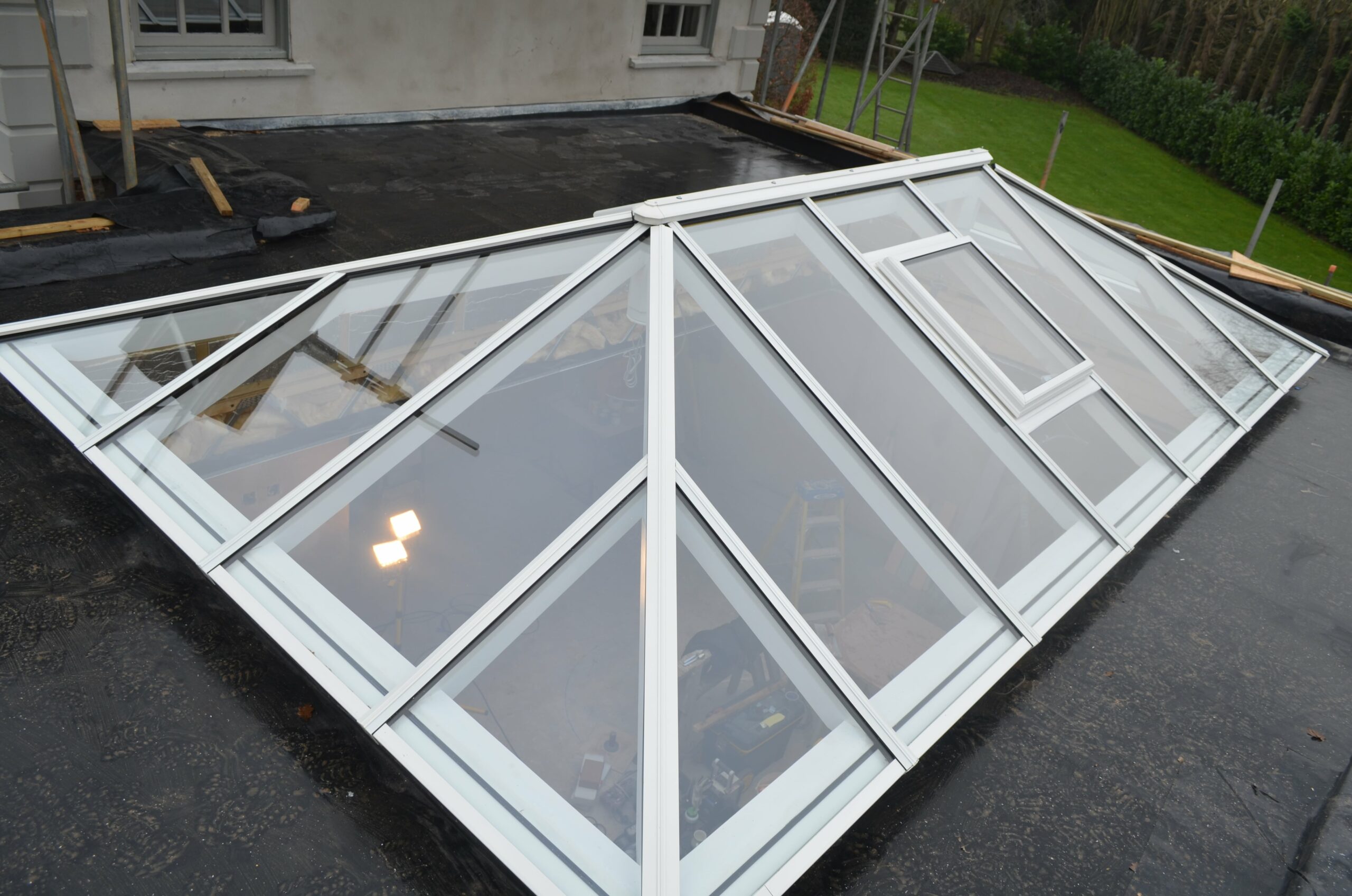 double glazed roof lantern for extension
