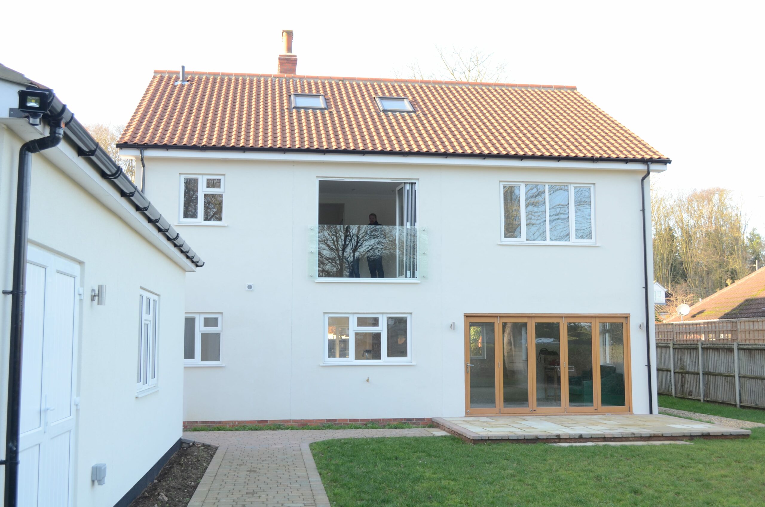 renovated property with frameless juliet balcony for upstairs back bedroom